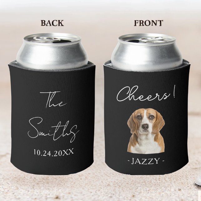 Personalisierte Gastgeschenk Hochzeit Hunde Hausti Dosenkühler (Von Creator hochgeladen)