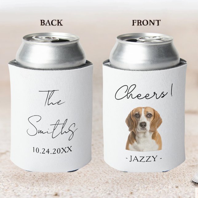 Personalisierte Gastgeschenk Hochzeit Hunde Hausti Dosenkühler (Von Creator hochgeladen)