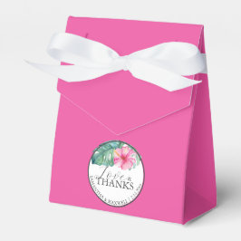 Personalisierte Gastgeschenk Hochzeiten Fuchsia Geschenkschachtel