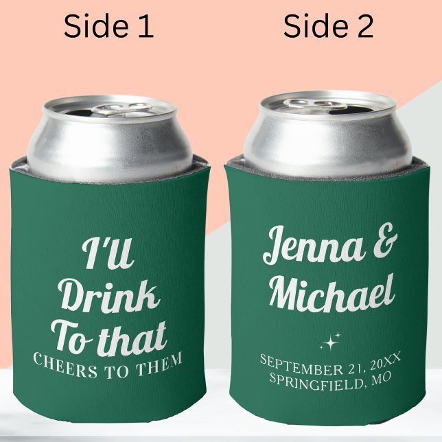 Personalisierte Gastgeschenke für Hochzeiten Dosenkühler (Von Creator hochgeladen)