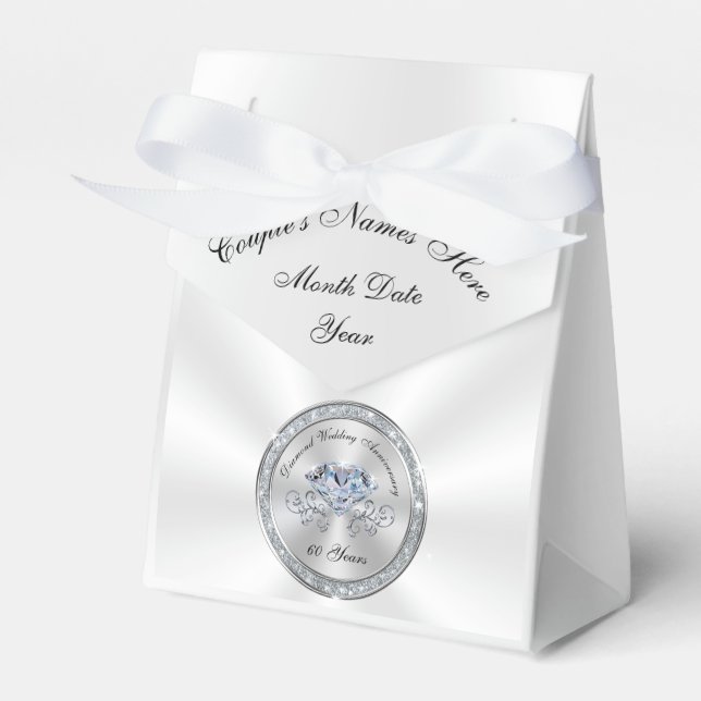 Personalisierte Gastgeschenke zum 60. Jubiläum Geschenkschachtel (Vorderseite)