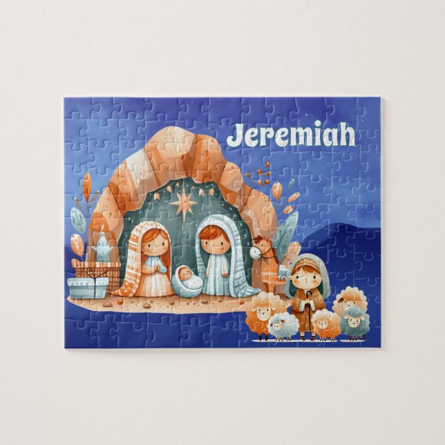 Personalisierte Geburt Christi  (Horizontal)