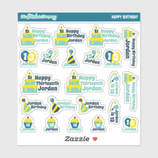 Personalisierte Geburtskennzeichnungen | Custom St Aufkleber
