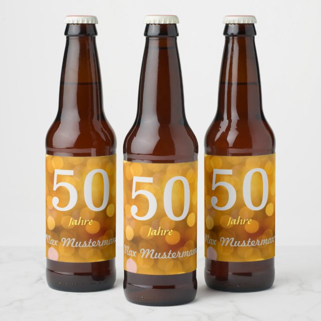 personalisierte Geburtstag Bierflaschenetikett (Flaschen)