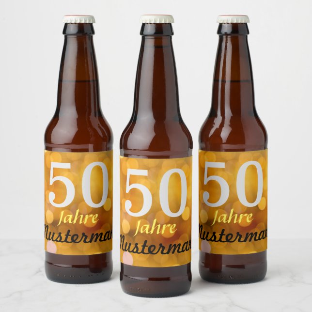 personalisierte Geburtstag Bierflaschenetikett (Flaschen)