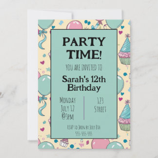 Personalisierte Geburtstagseinladung Einladung