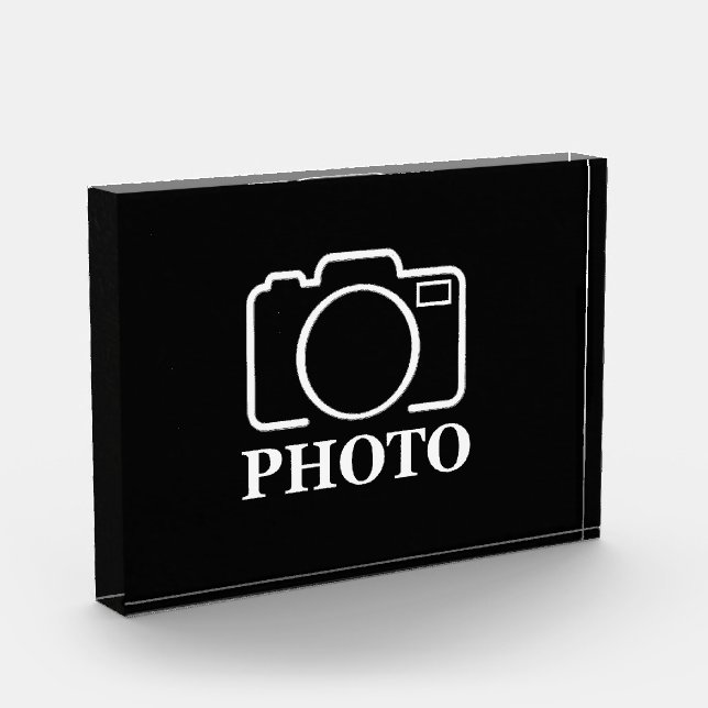 Personalisierte Geburtstagsgeschenkidee Hochladen  Fotoblock (Links)