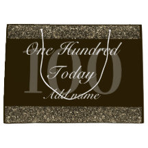 Personalisierte Geburtstagsgeschenktasche 100.