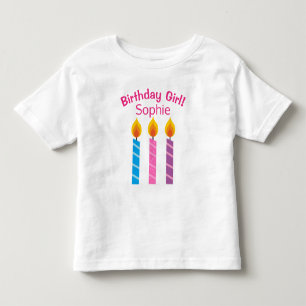 Personalisierte Geburtstagskandale Kleinkind T - S T-shirt