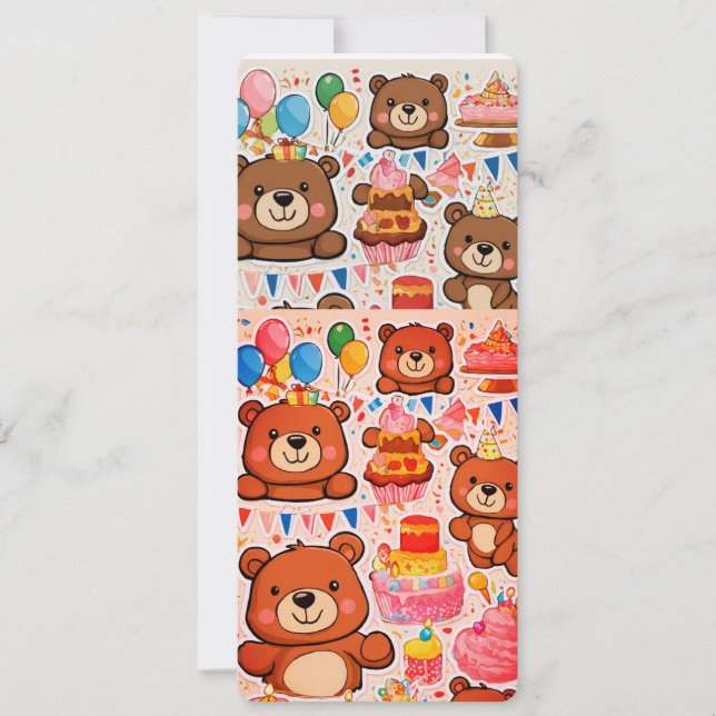 Personalisierte Geburtstagskarte (Vorderseite)