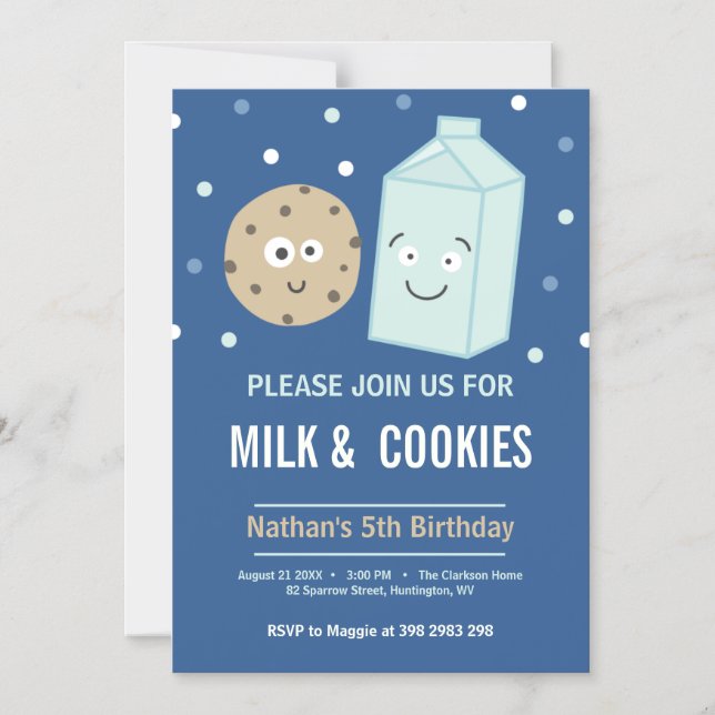 Personalisierte Geburtstagsparty Magneteinladung (Vorderseite)