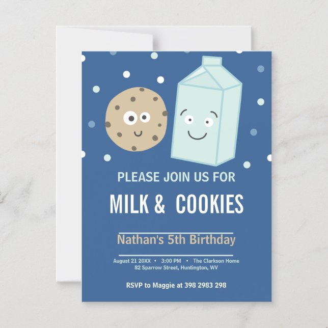 Personalisierte Geburtstagsparty Magneteinladung (Vorderseite)