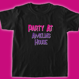 Personalisierte Geburtstagsparty T-Shirt