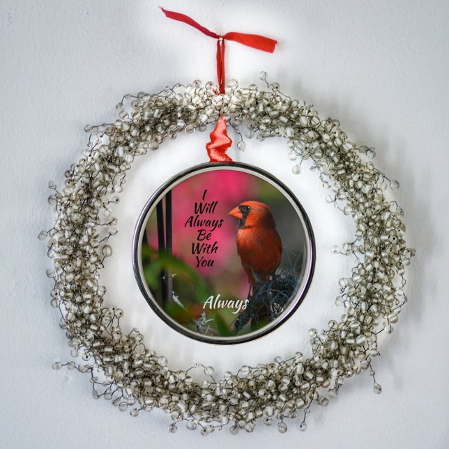 Personalisierte Gedenkstätte für Roten Kardinal Ornament Aus Metall (Von Creator hochgeladen)