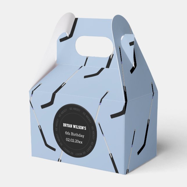 Personalisierte Gefälligkeitsbox Eishockey Geschenkschachtel (Vorderseite)