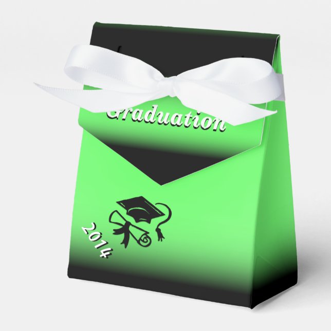 Personalisierte Gefälligkeitsbox für Schwarz und G Geschenkschachtel (Vorderseite)
