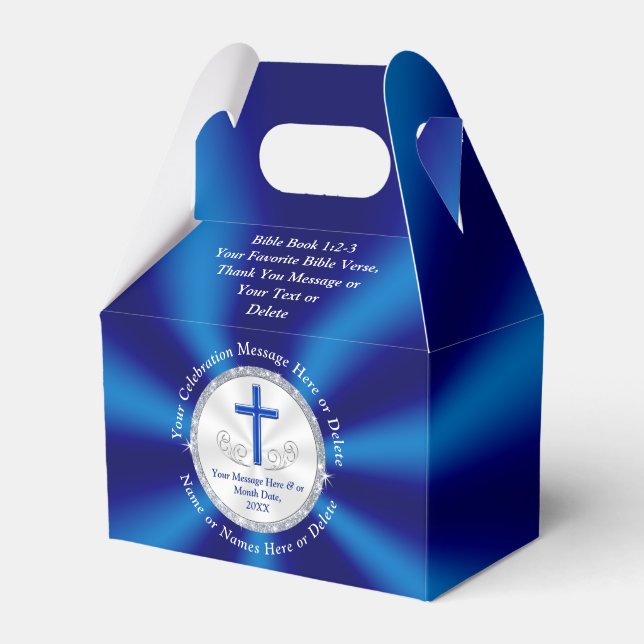 Personalisierte Gefälligkeitsboxen für Christliche Geschenkschachtel (Vorderseite)