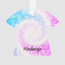 Personalisierte Gefärbte Krawatte Hippy Swirl T-Sh Ornament