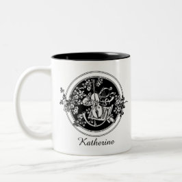 Personalisierte Geige Zweifarbige Tasse