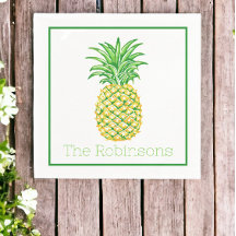 Personalisierte gelbe Ananas