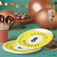 Personalisierte gelbe Billard Pool Billardkugel zu