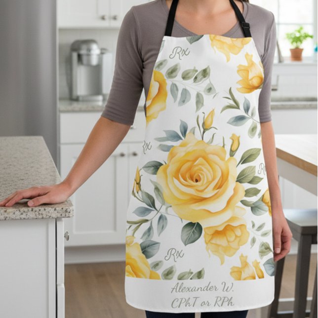 Personalisierte Gelbrose und RX Pharmat Schürze (Von Creator hochgeladen)