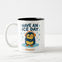 Personalisierte gemütliche Pinguin-Tasse - "Haben
