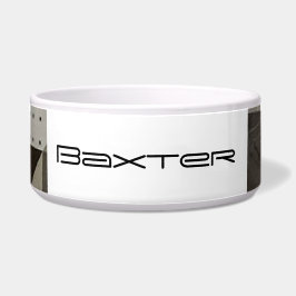 Personalisierte geometrische Dreifarbenkugel Napf