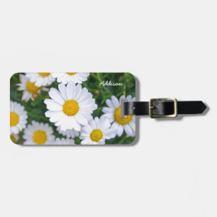 Personalisierte Gepäckmarken mit Daisy Gepäckanhänger