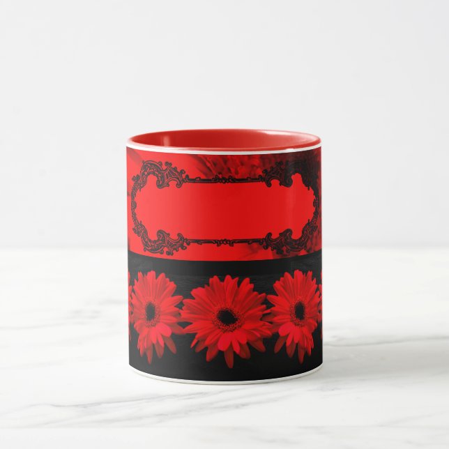 Personalisierte Gerbera Daisy Tasse (Zentrum)