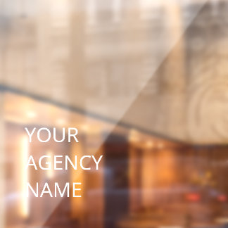 Personalisierte Geschäftspraxis Fensteraufkleber