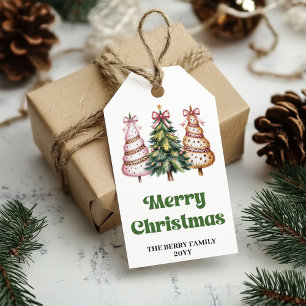 Personalisierte Geschenkanhänger Leopard Weihnacht