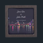 Personalisierte Geschenkboxen Chicago Skyline Kiste<br><div class="desc">Diese personalisierte Geschenkboxen ist perfekt als Gastgeschenk Hochzeit oder als Geschenk für die Neuvermählten!</div>