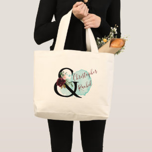 Personalisierte Geschenke aus Burgund, Flora und B Jumbo Stoffbeutel