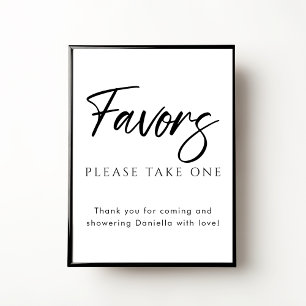 Personalisierte Geschenke Danke Brautparty-Schild Poster