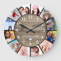 Personalisierte Geschenke der Foto-Uhr für ihn ode