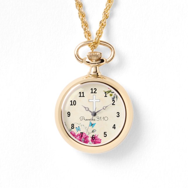 Personalisierte Geschenke Frauen - Bibelverse Armbanduhr (Vorderseite)