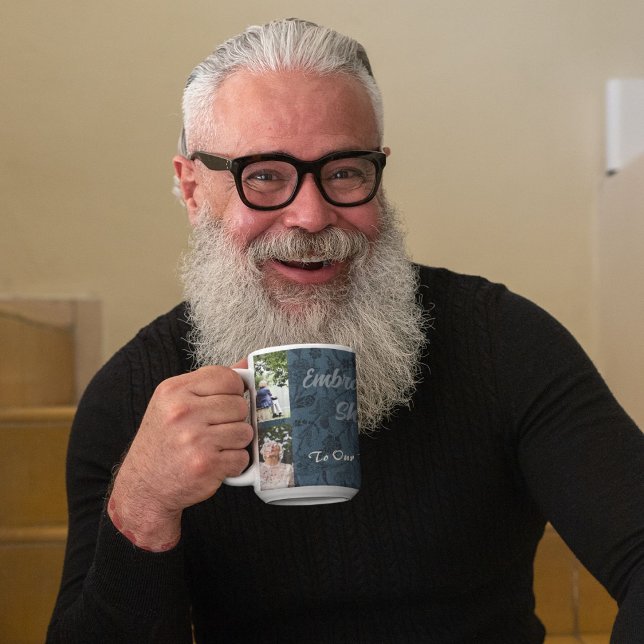 Personalisierte Geschenke für ältere Eltern grün Tasse (Personalized Gifts for Older Parents Couples Green Mug)