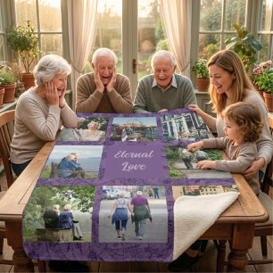 Personalisierte Geschenke für ältere Eltern Paare  Sherpadecke