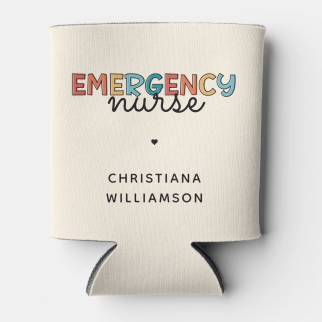 Personalisierte Geschenke für die Krankenversicher Dosenkühler (Vorderseite)