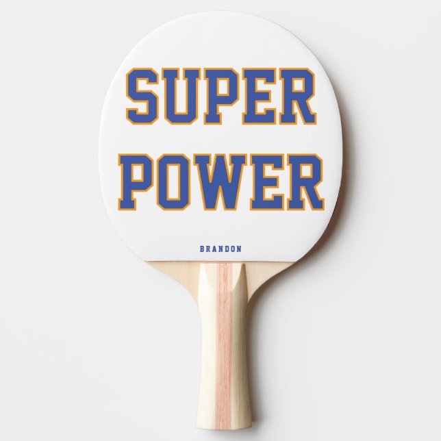 Personalisierte Geschenke für Männer Pingpongpadde Tischtennis Schläger (Vorderseite)