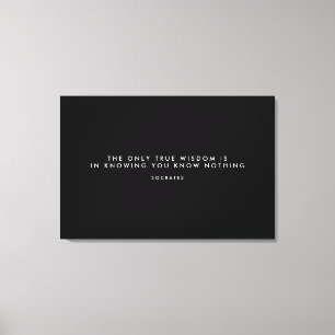 Personalisierte Geschenke für Männer Zitat gezackt Leinwanddruck