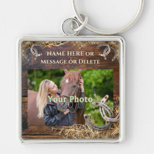 Personalisierte Geschenke für Pferdefreunde, Hufe Schlüsselanhänger