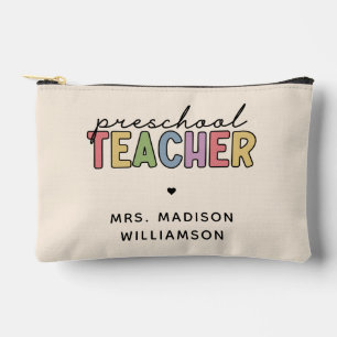 Personalisierte Geschenke für Vorschullehrer Zubehörtasche