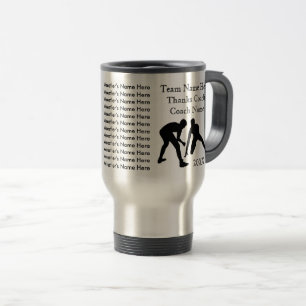 Personalisierte Geschenke für Wrestling-Trainer Reisebecher