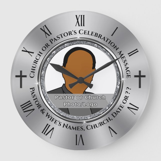 Personalisierte Geschenke, Geschenke für kreative  Große Wanduhr (Vorderseite)
