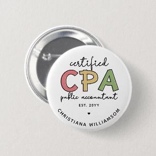 Personalisierte Geschenke von Wirtschaftsprüfern m Button