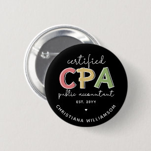 Personalisierte Geschenke von Wirtschaftsprüfern m Button