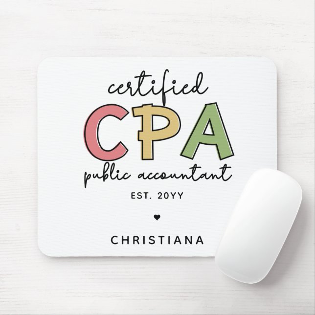 Personalisierte Geschenke von Wirtschaftsprüfern m Mousepad (Mit Mouse)