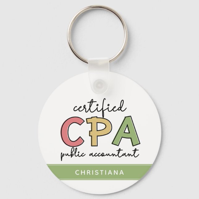 Personalisierte Geschenke von Wirtschaftsprüfern m Schlüsselanhänger (Vorderseite)